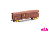 South Australian LX Louvre Vans ANR Red - ANR Block ALGX-04 (HO Scale) 3 Pack