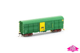 South Australian LX Louvre Vans AN Green & Gold ALGX-08 (HO Scale) 3 Pack