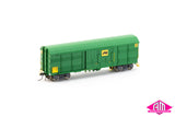 South Australian LX Louvre Vans AN Green & Gold ALGX-08 (HO Scale) 3 Pack