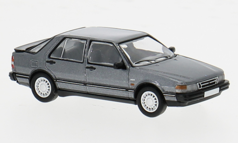 PCX870189 - Saab 9000 CC - Metallic Dark Grey 1985 (HO Scale)