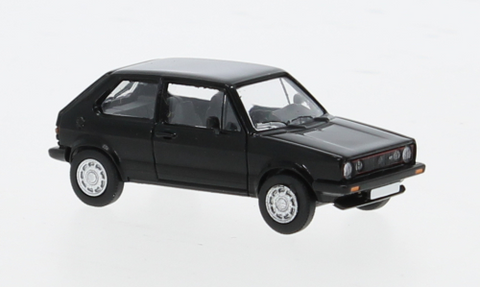 PCX870527 - VW Golf I GTI Pirelli - Black 1980 (HO Scale)