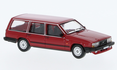 PCX870666 - Volvo 740 Station Wagon - Red 1985 (HO Scale)