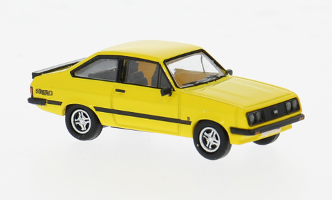 PCX870721 - Ford Escort - MK II R Yellow (HO Scale)