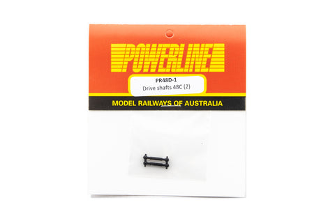 PR48D-1 - Drive Shafts 48C - 2pc (HO Scale)