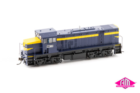 Powerline - T Class Series 3 Low Nose T383 'VR Blue/Gold' (HO Scale)