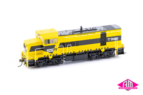 Powerline - T Class Series 3 Low Nose T381 'SSR Yellow/Black' (HO Scale)