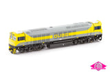 SDA1 Class locomotive QBX006 QUBE Yellow/Grey (SDA1-14) HO Scale