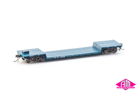 LLW Well Wagon, LLW 750 1970s PTC Blue (Single Car) HO Scale LLW004