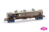NSWSRA NTAF 10,000 Gallon Rail Tank Cars 4 Car Pack 1983-1995 NTAF 001 (HO Scale)