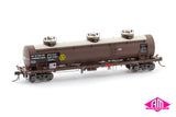 NSWSRA NTAF 10,000 Gallon Rail Tank Cars 4 Car Pack 1983-1995 NTAF 002 (HO Scale)