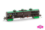 NSWSRA NTAF 10,000 Gallon Rail Tank Cars 4 Car Pack 1983-1995 NTAF 004 (HO Scale)