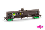 NSWSRA NTAF 10,000 Gallon Rail Tank Cars 4 Car Pack 1983-1995 NTAF 004 (HO Scale)