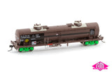 NSWSRA NTAF 10,000 Gallon Rail Tank Cars 4 Car Pack 1983-1995 NTAF 004 (HO Scale)