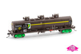 NSWSRA NTAF 10,000 Gallon Rail Tank Cars 4 Car Pack 1983-1995 NTAF 005 (HO Scale)