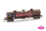 NSWSRA NTAF 10,000 Gallon Rail Tank Cars 4 Car Pack 1983-1995 NTAF 006 (HO Scale)