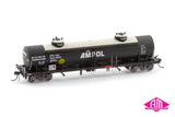 NSWSRA NTAF 10,000 Gallon Rail Tank Cars 4 Car Pack 1990-2006 NTAF 007 (HO Scale)