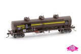 NSWSRA NTAF 10,000 Gallon Rail Tank Cars 4 Car Pack 1988-1994 Australian National NTAF 008 (HO Scale)