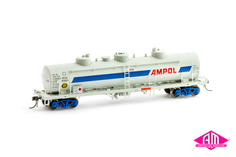 NTAF Fuel Block Train Ampol, NTAF009 (4 Pack) HO Scale