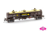 NSWSRA NTAF 10,000 Gallon Rail Tank Cars 4 Car Pack 2004-2010 Freight Australia Block Train NTAF 012 (HO Scale)