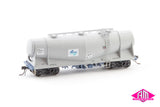 NSWPTC Pneumatic Discharge Cement Hopper Freight Rail / Freight Corp NPRY / NPRF (4 Pack) HO Scale PRY011