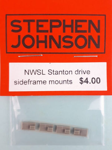 SJ-SDSFM - Stanton Drive Sideframe Mounts (HO Scale)