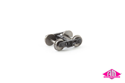 SP-113 NSW 2CL/XL Bogie with Roller Bearings 36" RP25-110 Blackened Metal Disc Wheels - 1 Pair
