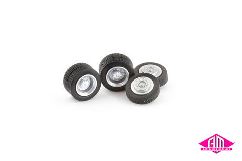 Truck & Bus Rims & Tires, 24pc (SP-185) HO Scale