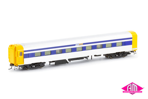 RZEY Crew Car, Pacific National Blue/Yellow (2007-Present) Single Car SPC-14 (HO Scale)