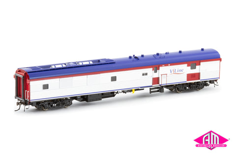 Power Van, V/Line Passenger MK2, Red/Blue/White (2007-2009) - Single Car SPC-8 (HO Scale)