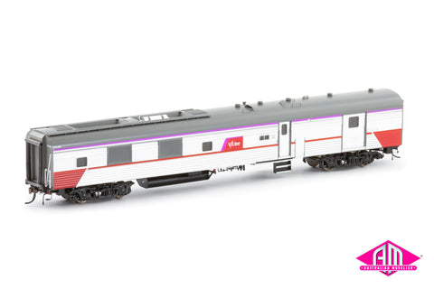 Power Van, V/Line Passenger MK3, Red/White/Purple (2009-2016) - Single Car SPC-9 (HO Scale)