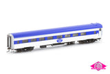 The Overland, GSR, Blue with Emu Logo (2017-Present) - 8 Car Set SPS-11 (HO Scale)