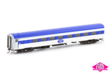The Overland, GSR, Blue with Emu Logo (2017-Present) - 8 Car Set SPS-11 (HO Scale)