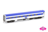 The Overland, GSR, Blue with Emu Logo (2017-Present) - 8 Car Set SPS-11 (HO Scale)