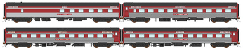 The Overland, V&SAR/V&ANR, Regal Red Restored (2021-Present) 4 Car Set SPS-14 (HO Scale)
