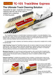 TC-505 TrackShine Express Track Cleaning Car (HO Scale)