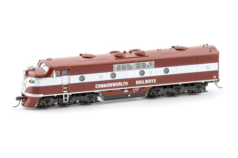 GM Class Locomotive, Commonwealth Railways - Maroon/Silver, GM19 (HO Scale)