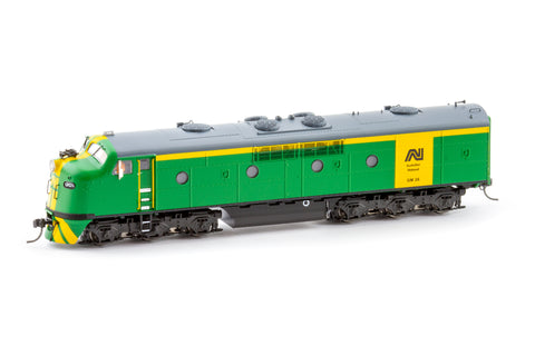 GM Class Locomotive, Australian National - Green/Yellow, GM26 (HO Scale)