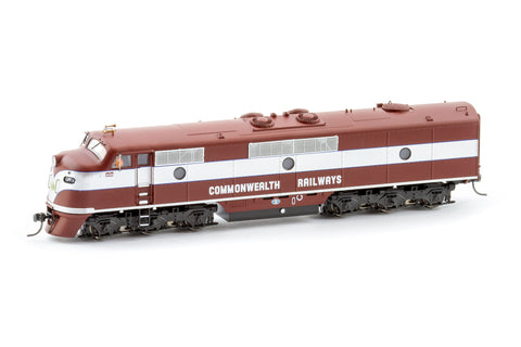 GM Class Locomotive, Commonwealth Railways - Maroon/Silver, GM3 (HO Scale)