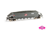 VAK Coal Hopper VAKMB Weathered QR Red VAK305 (4 car set) HO Scale 16.5mm