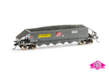 VAK Coal Hopper VAKMQ Weathered QR Red VAK308 (4 car set) HO Scale 16.5mm
