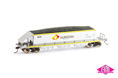 VAK Coal Hopper VAMQ Stainless Steel Aurizon VAK310 (4 car set) HO Scale 16.5mm