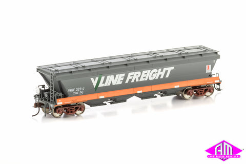 VHGF Grain Hopper V/Line Orange/Grey with V/Line Freight & ABB Logos VGH-38 Single Wagon (HO Scale)