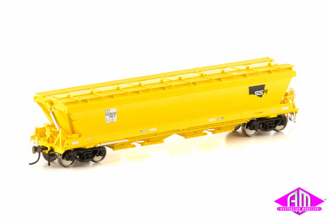 BGGX Grain Hopper SSR Yellow with SSR Logo 4 wagon pack VGH-49 (HO Scale)