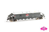VGK Wheat Hopper VGMK Weathered QR Red On Patches VGK308 (4 car set) HO Scale 16.5mm)