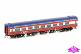 N Passenger Cars V/Line Passenger MK1 Red/White/Blue without Bottom Stripes and with V/Line Logo, 4 Car Set (VPS-11) HO Scale