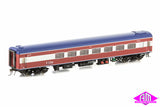 N Passenger Cars V/Line Passenger MK2 Red/White/Blue with V/Line Logo, 4 Car Set (VPS-15) HO Scale