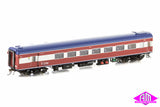 N Passenger Cars V/Line Passenger MK2 Red/White/Blue with V/Line Logo, 4 Car Set (VPS-14) HO Scale