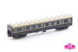 Harris VR Blue/Gold 1975-1988 Era, 3 Door Type 2 M, Type 1 T - 4 Car Set (VPS-40) HO Scale