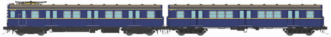 Harris VR Blue/Gold 1975-1988 Era, 3 Door Type 2 - 4 Car Set (VPS-42) HO Scale
