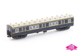 Harris VR Blue/Gold 1975-1988 Era, 3 Door Type 2 - 4 Car Set (VPS-42) HO Scale